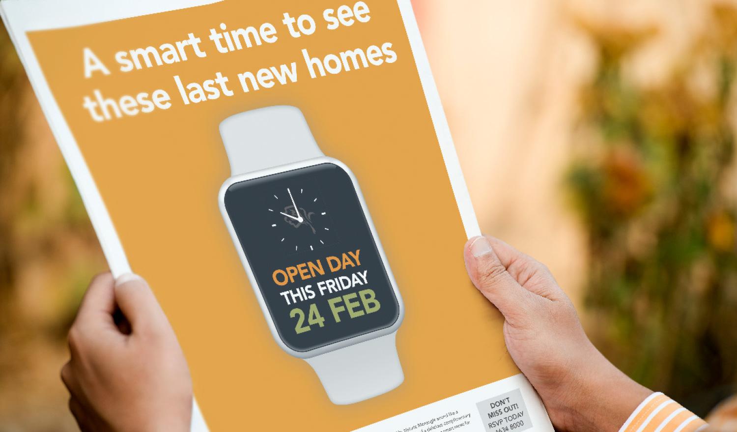 A smart time press ad