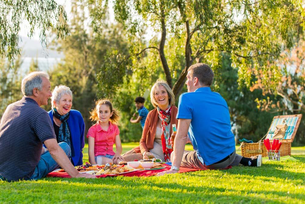 Strathearn Retirement Village - Enjoying a picnic in Scone