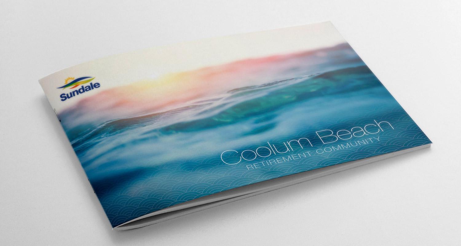 Coolum Beach Brochure internal spread design