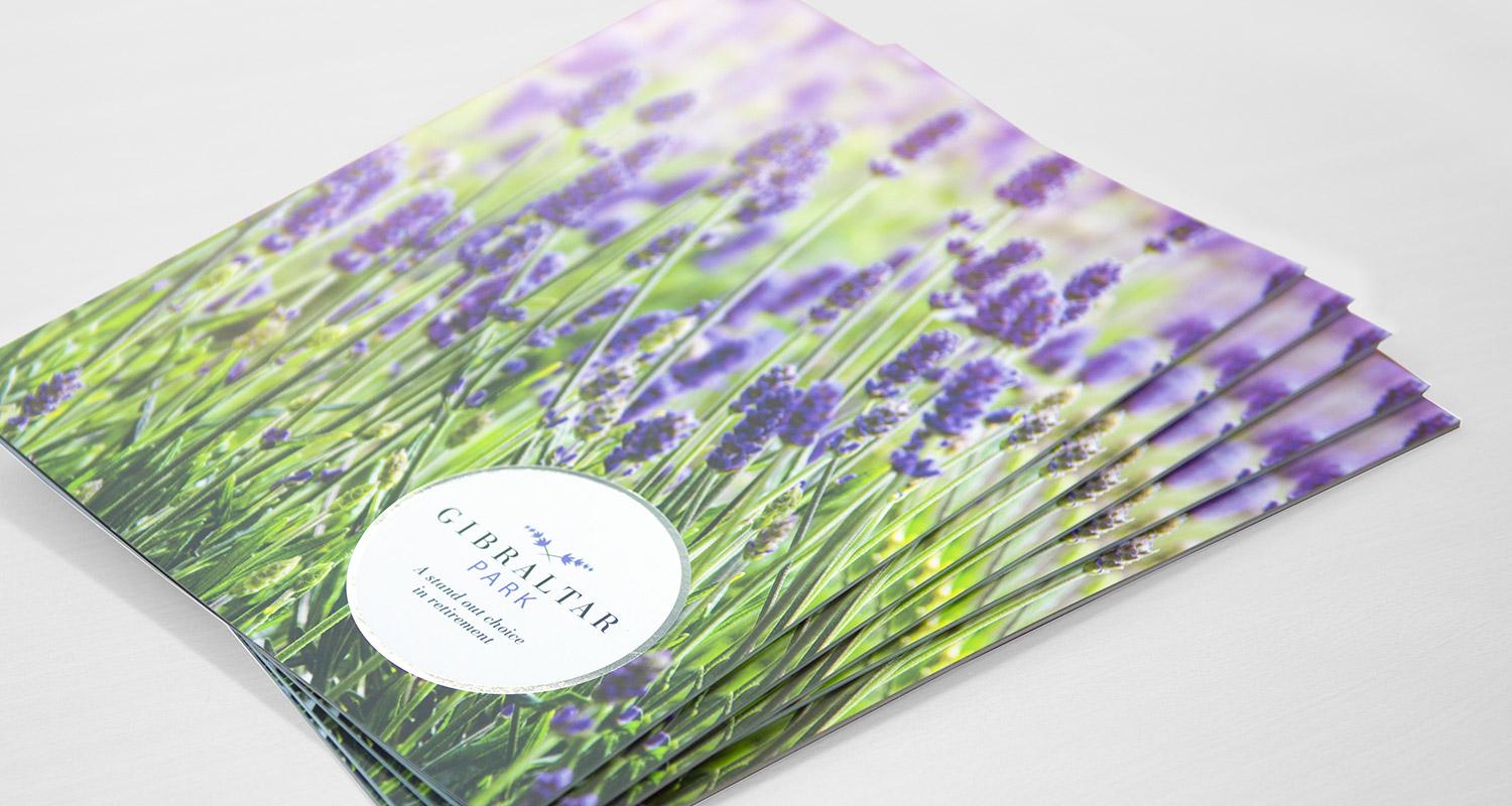 Gibraltar Park brochure cover design thumb