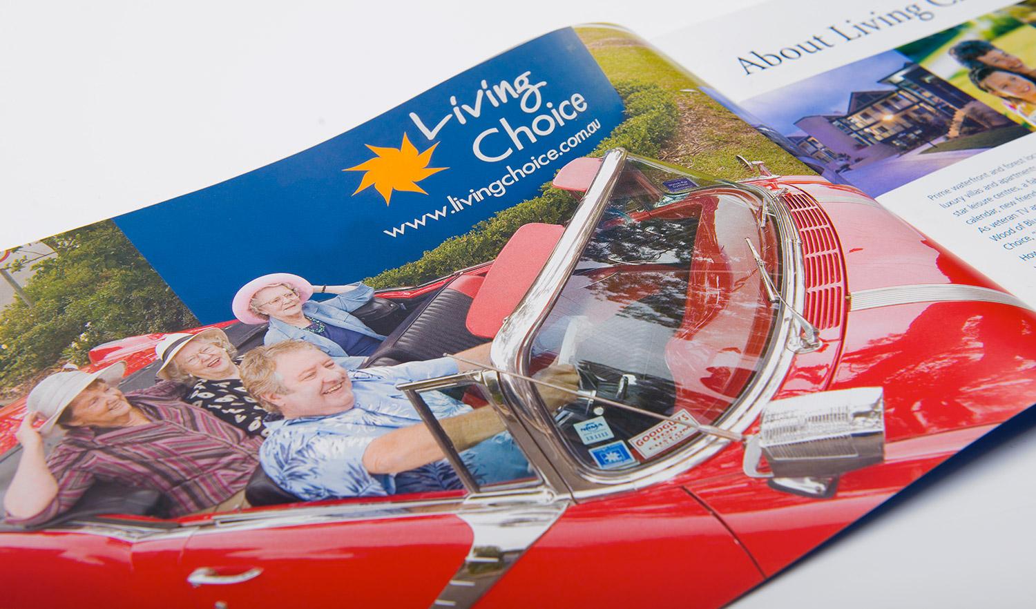 Living Choice brochure design