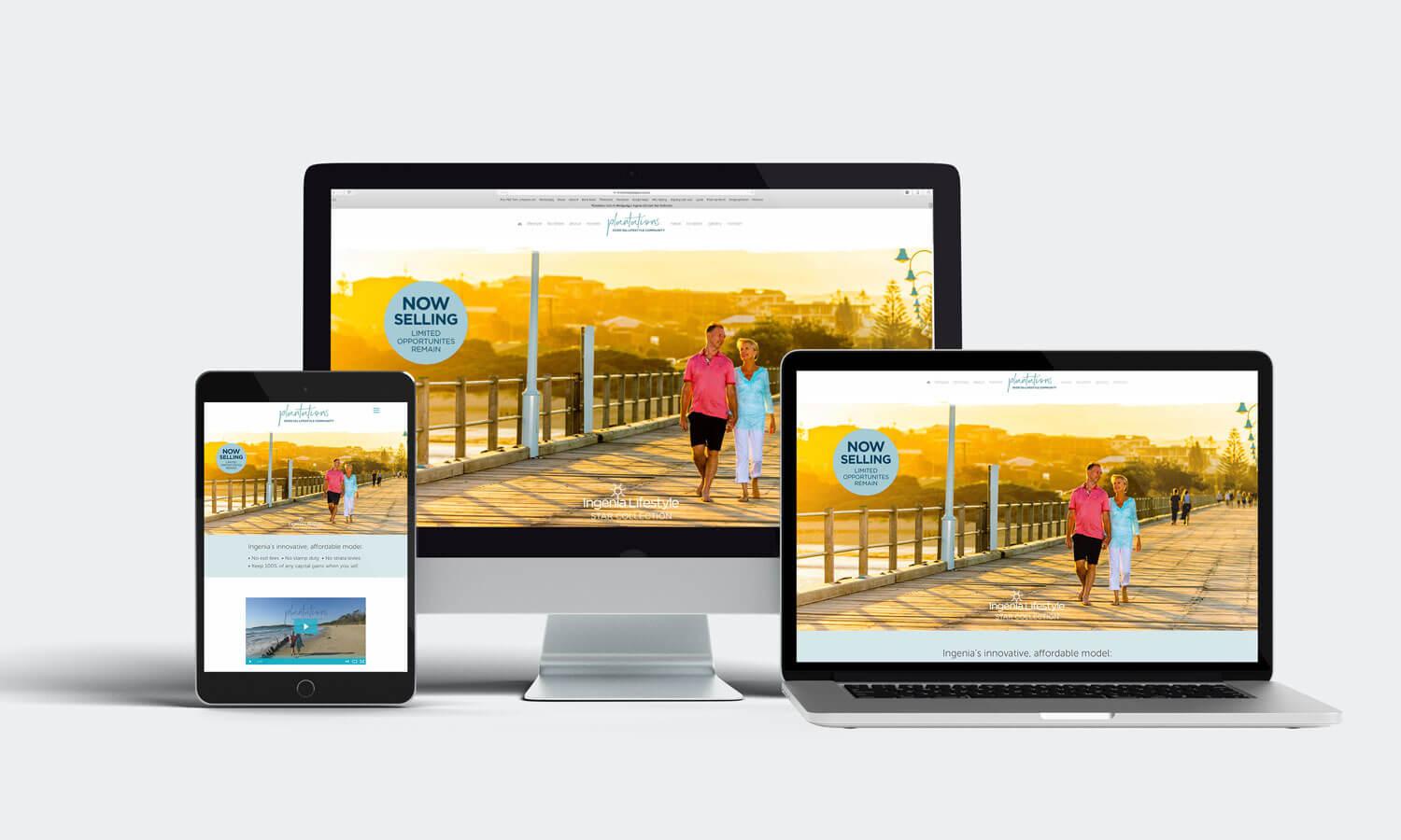 Latitude One responsive website